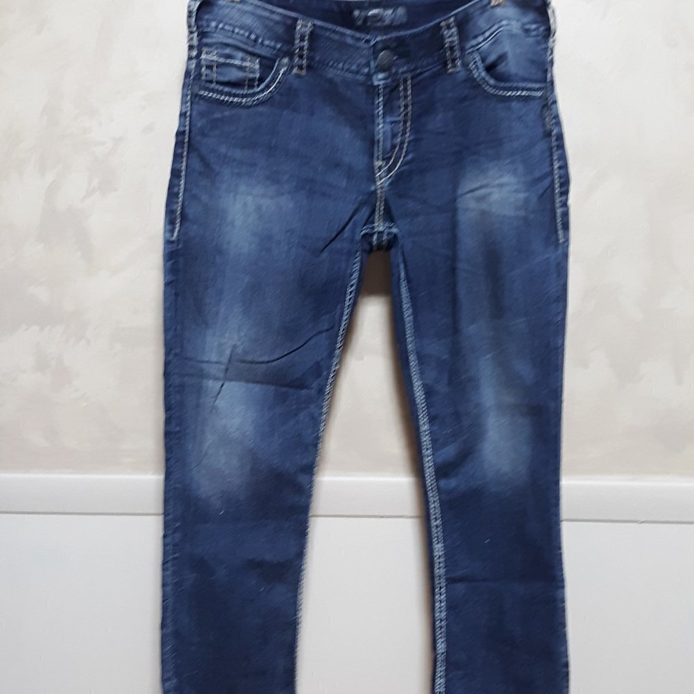 WOW !!! SILVER JEAN CO SUKI CAPRI JEANS SIZE W 31 AWESOME
